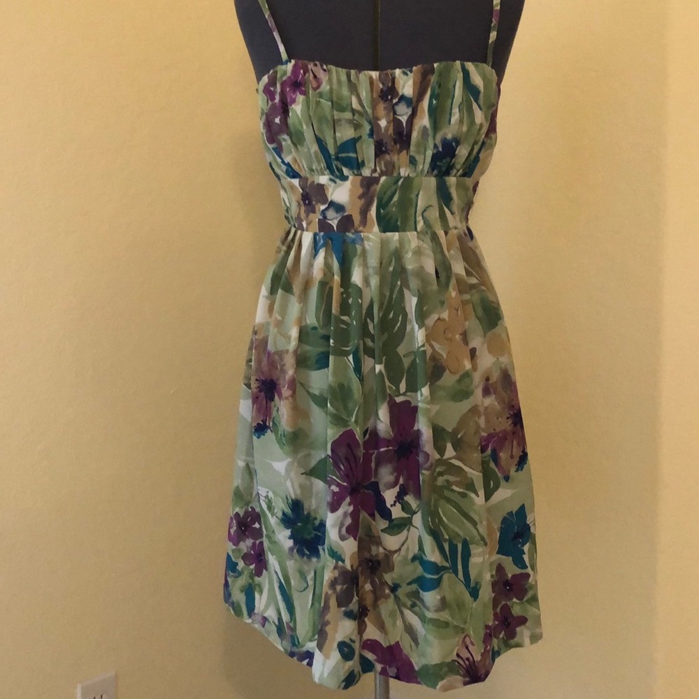Muted hues floral dress